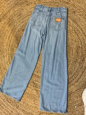Wrangler Light Blue Wide-Leg/baggy Jeans for Women
